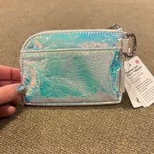 Lululemon Athletica iridescent card pouch